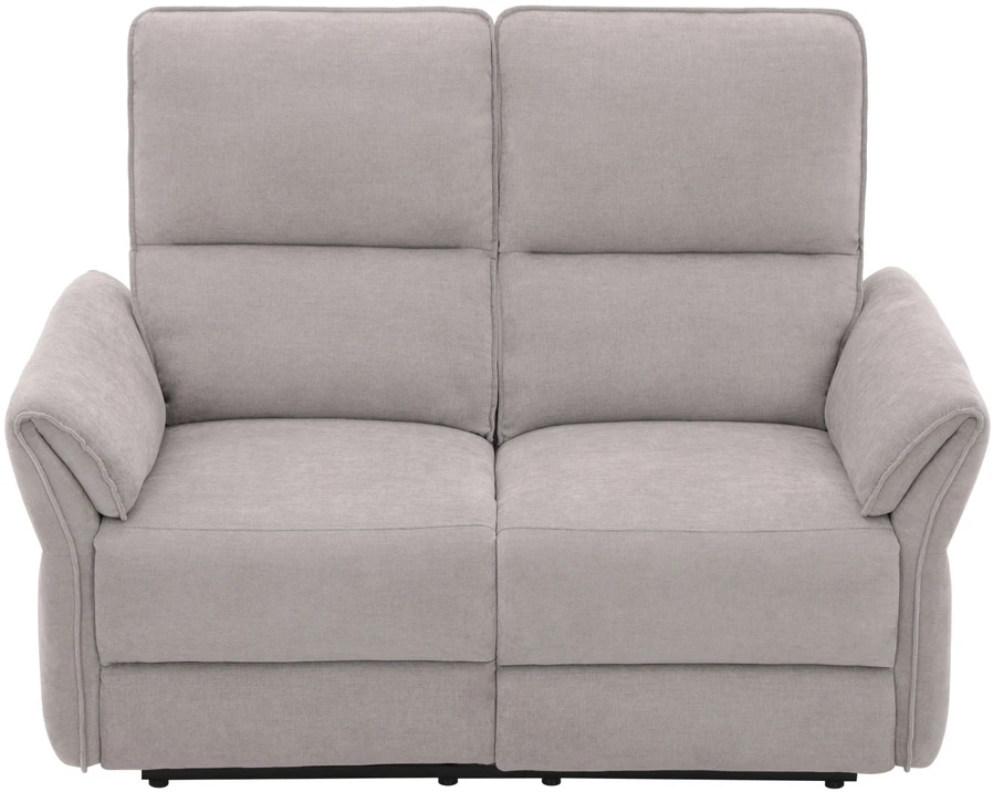Home4You Atlošiama sofa DAMIKA, 2 vietų, su elektriniu mechanizmu, pilka