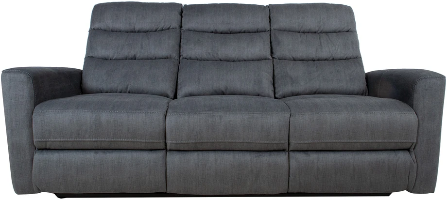 Home4You Velvet Atlošas sofa GASTON 3-vietė su elektriniu mechanizmu, pilkas aksomas