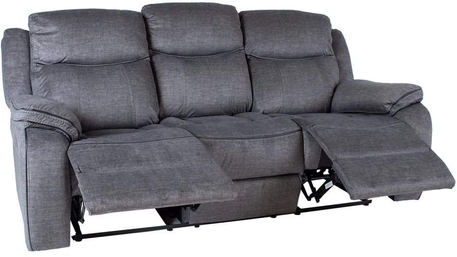 Home4You Sofa su atlošu GENTRY 3-vietė, mechaninė, pilka