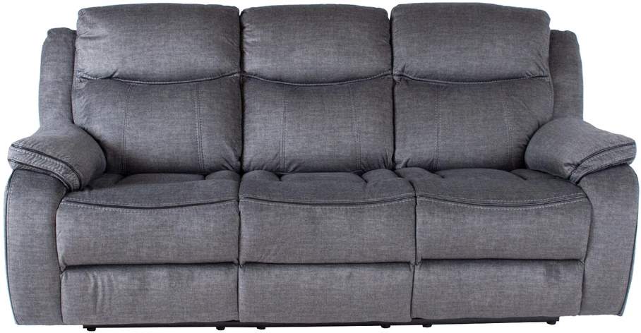 Home4You Sofa su atlošu GENTRY 3-vietė, mechaninė, pilka