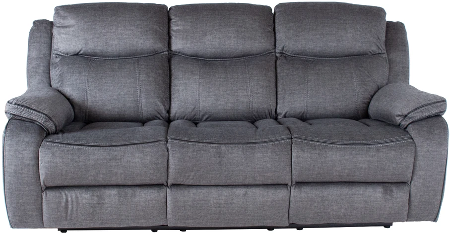 Home4You Sofa su atlošu GENTRY 3-vietė, mechaninė, pilka
