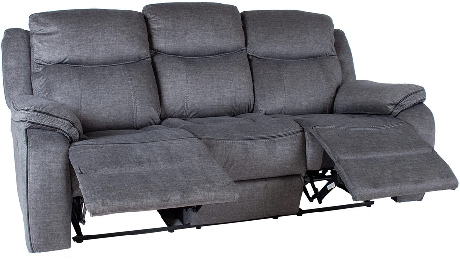 Home4You Sofa su atlošu GENTRY 3-vietė, mechaninė, pilka