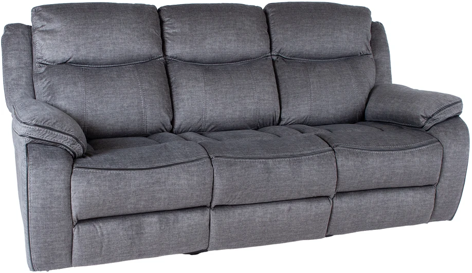 Home4You Sofa su atlošu GENTRY 3-vietė, mechaninė, pilka