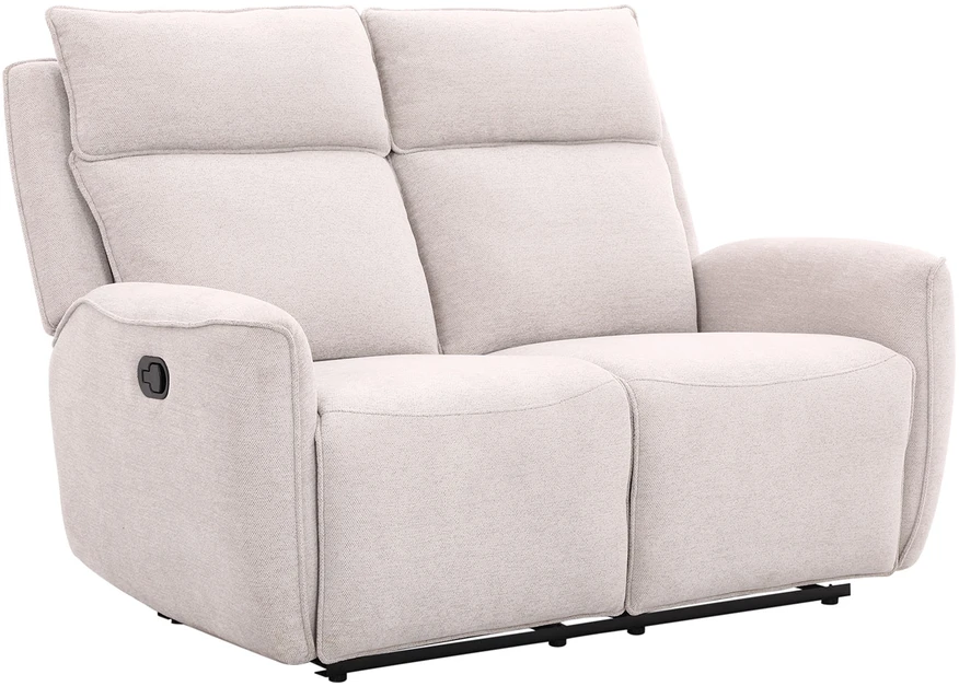 Home4You Atlošiama sofa MAREN, 2 vietų, su rankiniu mechanizmu, smėlio spalvos