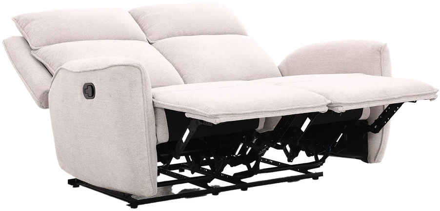 Home4You Sofa-reglaineris MAREN 2-vietė Smėlio spalvos