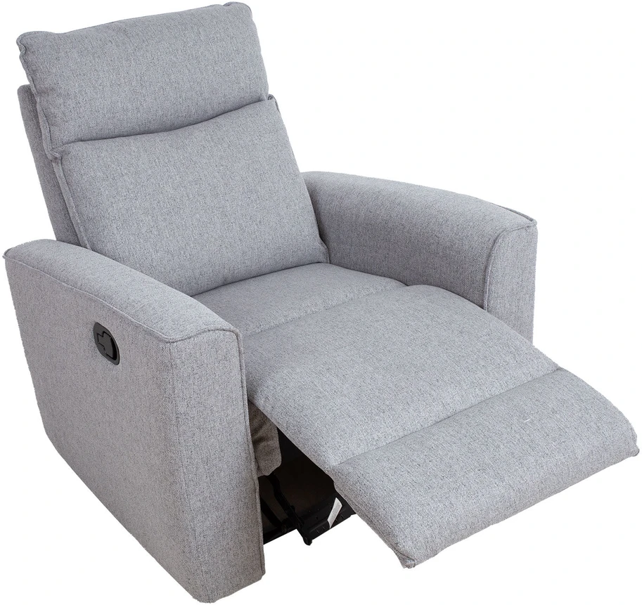 Home4You Atlošiamas fotelis MORA su rankiniu mechanizmu, pilkas