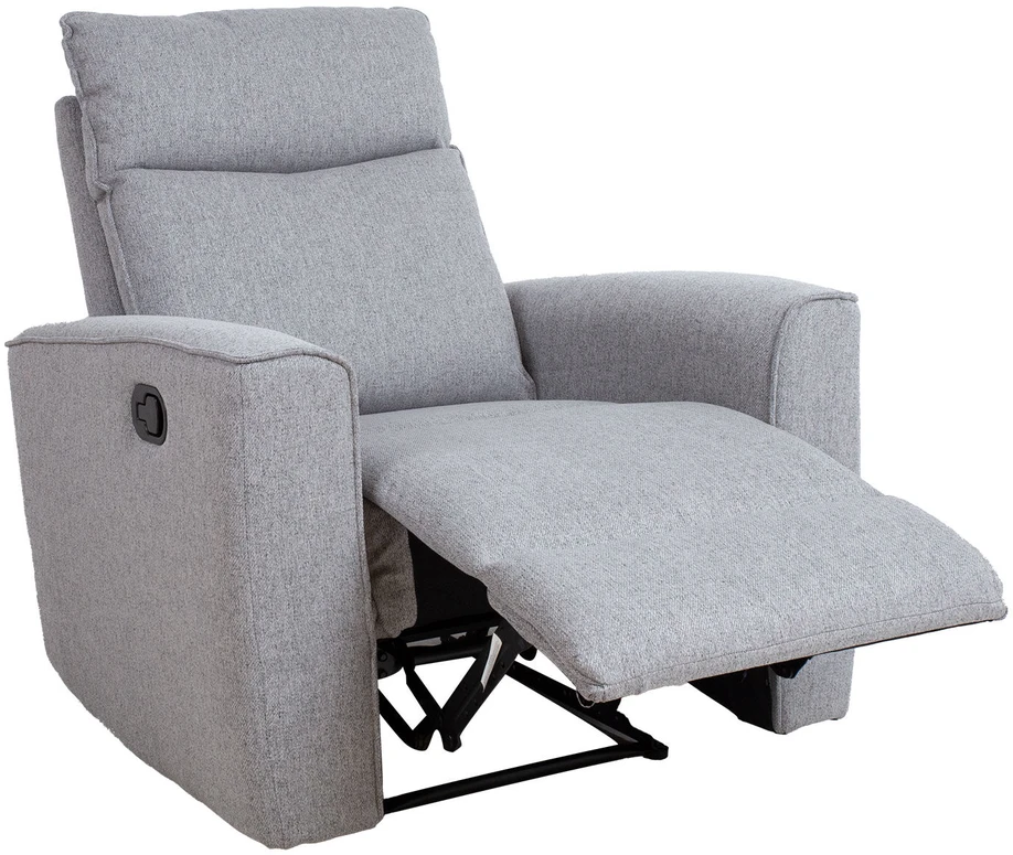 Home4You Atlošiamas fotelis MORA su rankiniu mechanizmu, pilkas