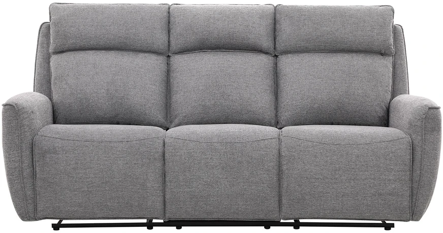 Home4You Trivietė sofa MAREN su rankiniu mechanizmu, pilka