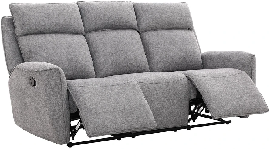Home4You Sofa-reglaineris MAREN 3-vietų Pilka