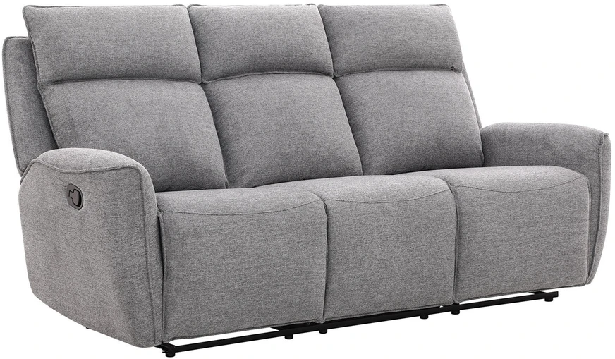 Home4You Sofa-reglaineris MAREN 3-vietų Pilka