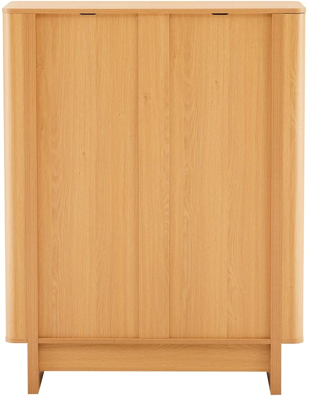 TV staliukas Home4You Komoda MORBEN 100x42xA130cm, melaminas su ąžuolo dekoru