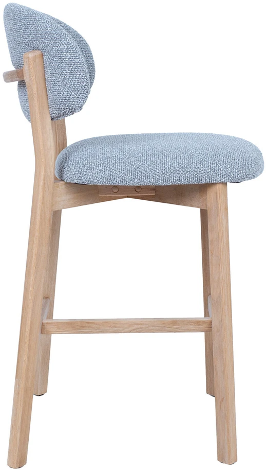 Home4You Baro kėdė BLESS Pilka, H68 cm