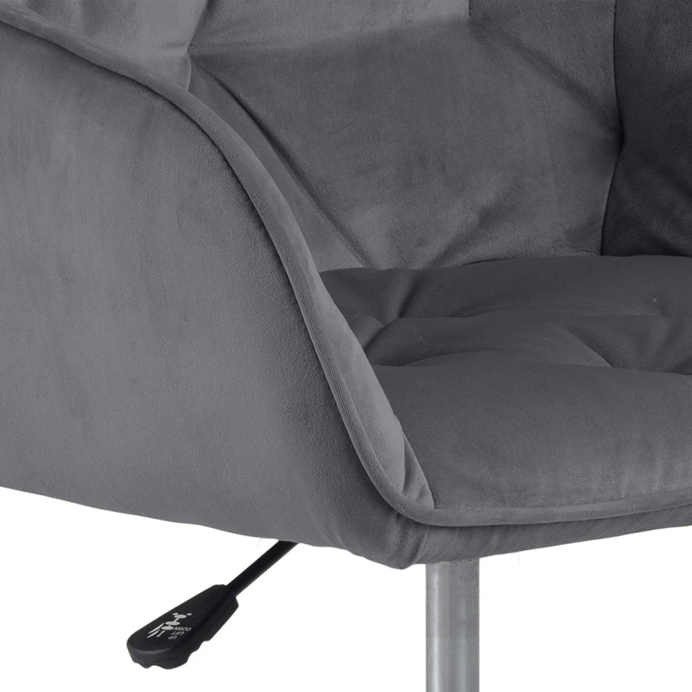 Home4You Biuro kėdė BROOKE dark pilkas