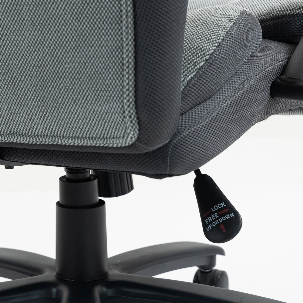 Home4You Darbo kėdė MALONE XXL pilka