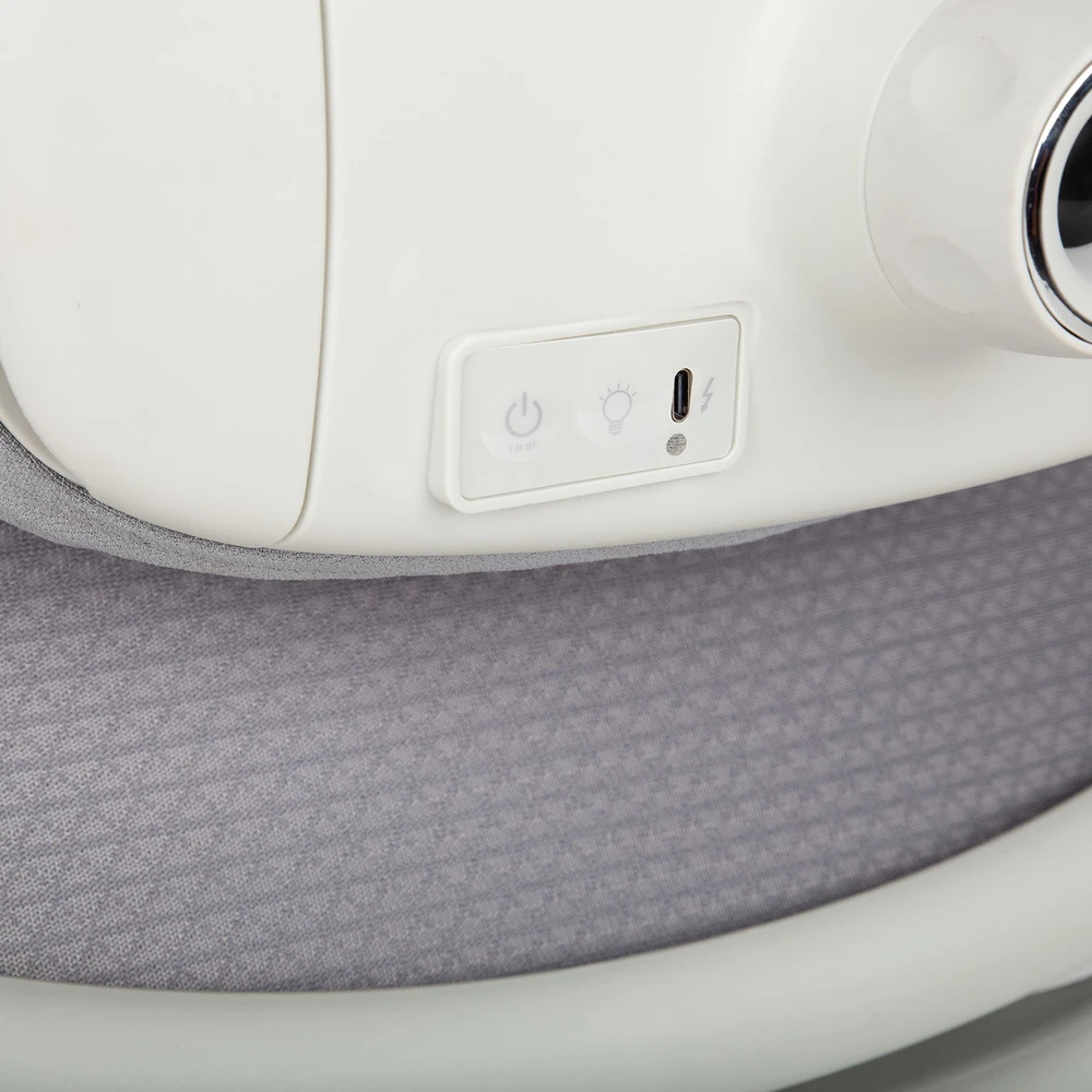 Home4You Darbo kėdė „SYNO“ su elektrine masažo funkcija, pilkos spalvos