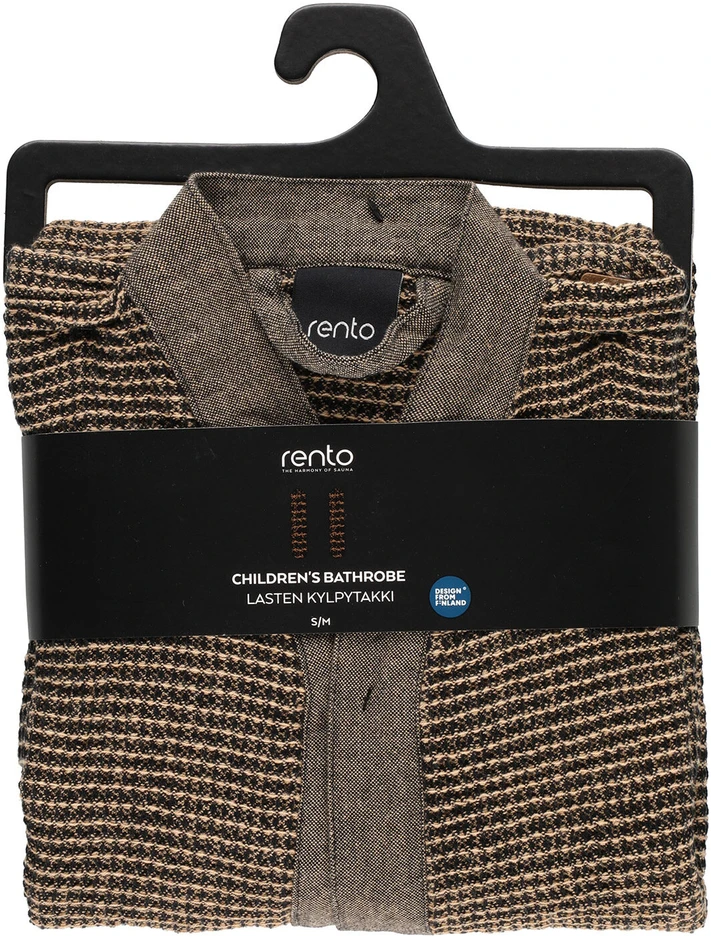 Home4You Vonios chalatas RENTO BROWN, vaikas S/M