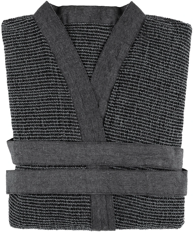 Home4You Bathrobe RENTO Pilkas, L/XL