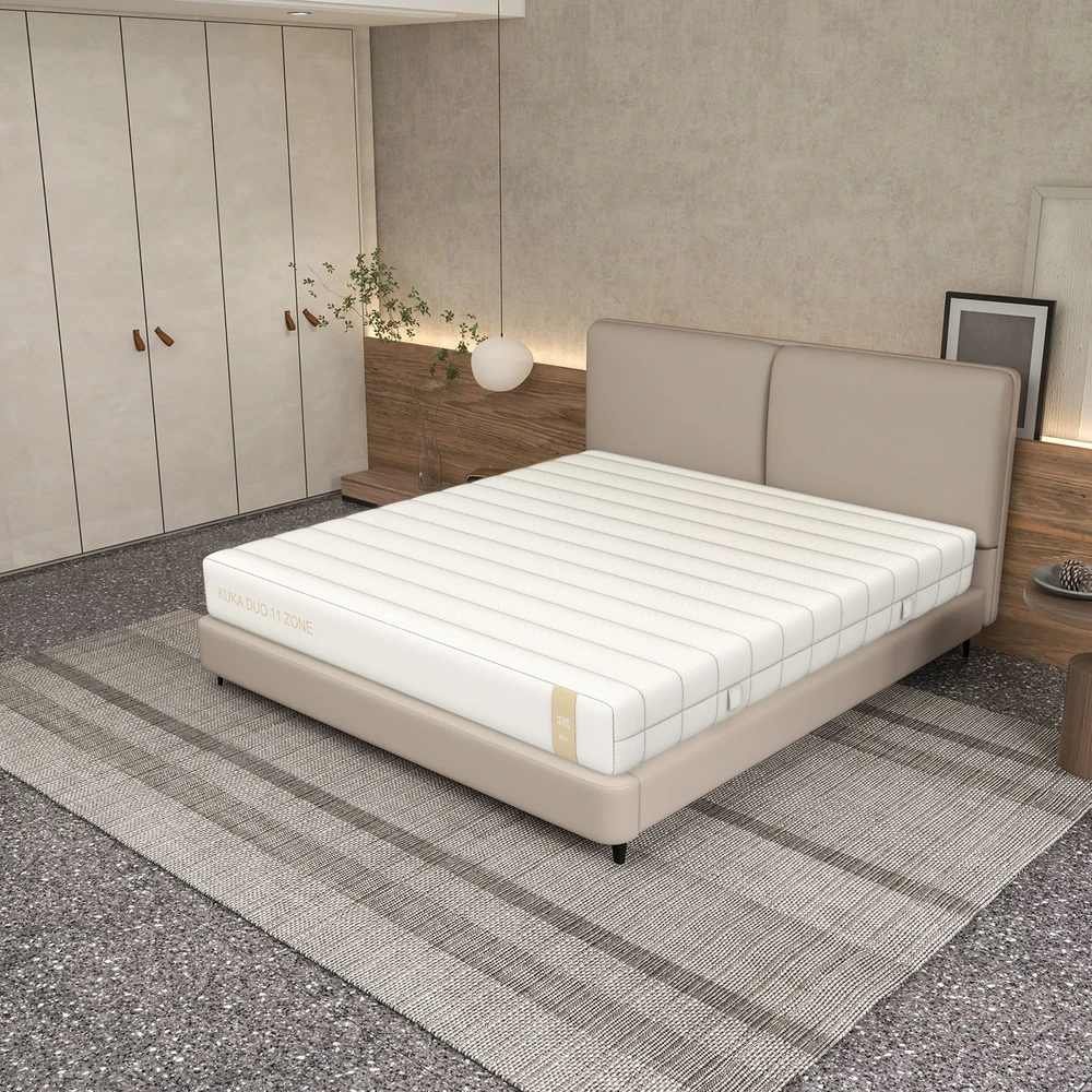 Home4You Spring čiužinys KUKA DUO 11 ZONE 160x200xH19 cm