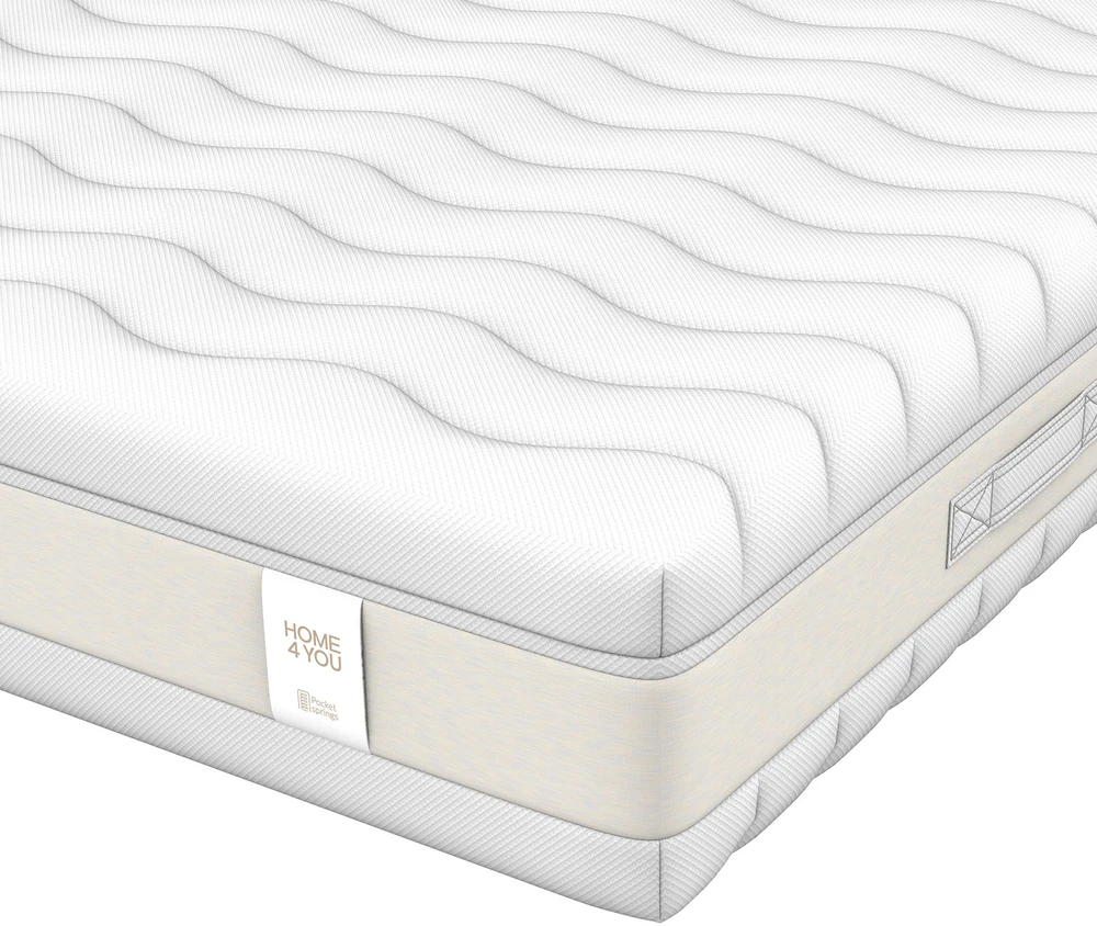 Home4You Čiužinys KUKA DUO 7 ZONE 160x200xH23cm (Spring)