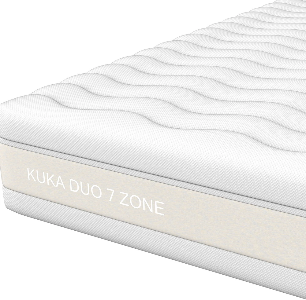Home4You Spyruoklinis čiužinys KUKA DUO 7 ZONE 180x200xH23cm