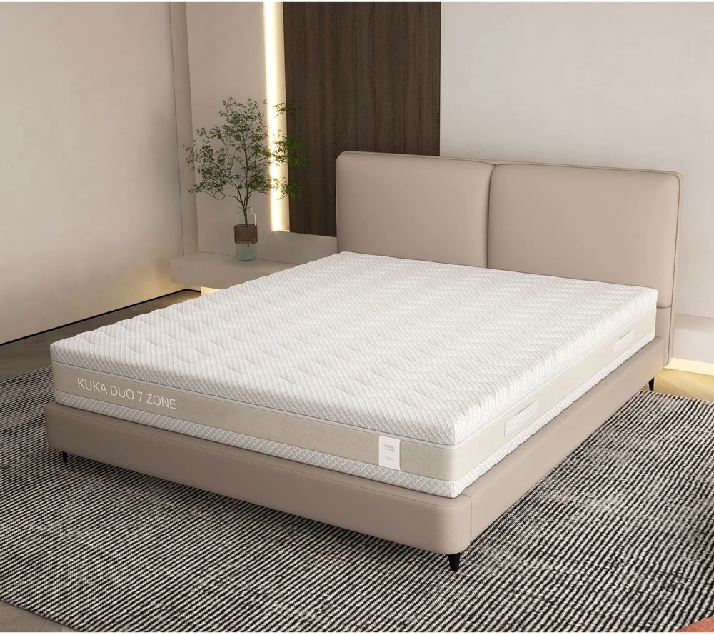 Home4You Spring čiužinys KUKA DUO 7 ZONE 180x200xH23cm