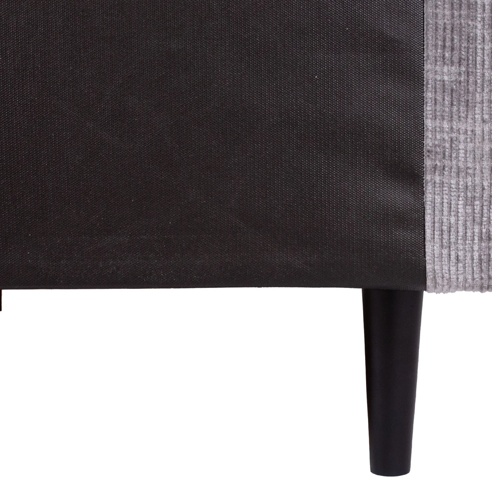 Home4You Continental bed LAARA 120x200 cm, pilkšvai smėlio spalvos