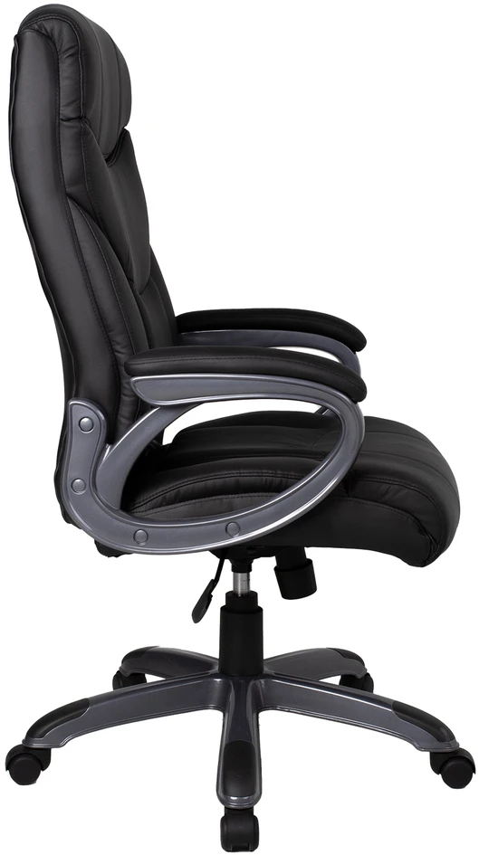 Home4You Darbo kėdė CONNOR 73,5x65,5xH115-124cm, sėdynė ir atlošas: dirbtinė oda, spalva: juoda
