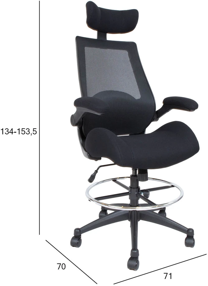 Home4You Aukštos kokybės kėdė MILLER juoda