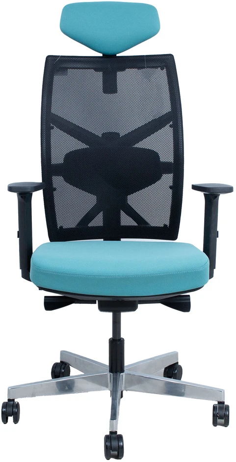 Home4You Mėlyna Biuro kėdė TUNE teal mėlynas/juodas