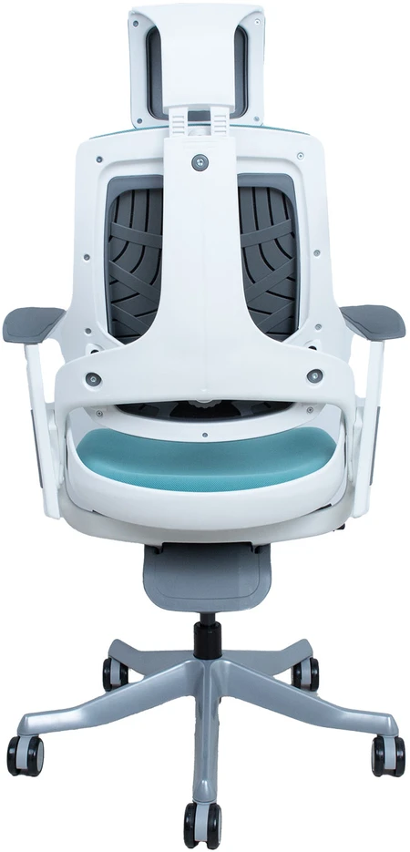 Home4You Mėlyna Biuro kėdė WAU teal mėlynas/baltas