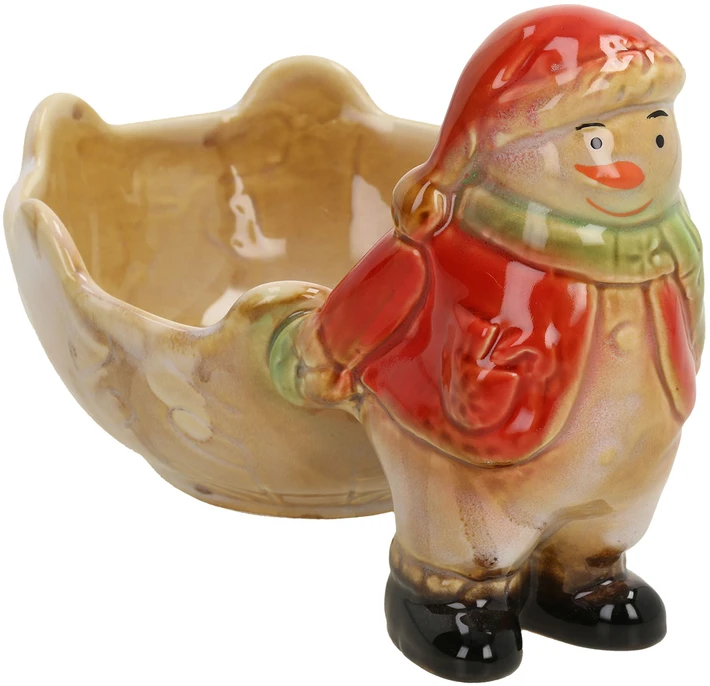 Home4You Dekoracija AMY SNOWMAN 20x13x13cm