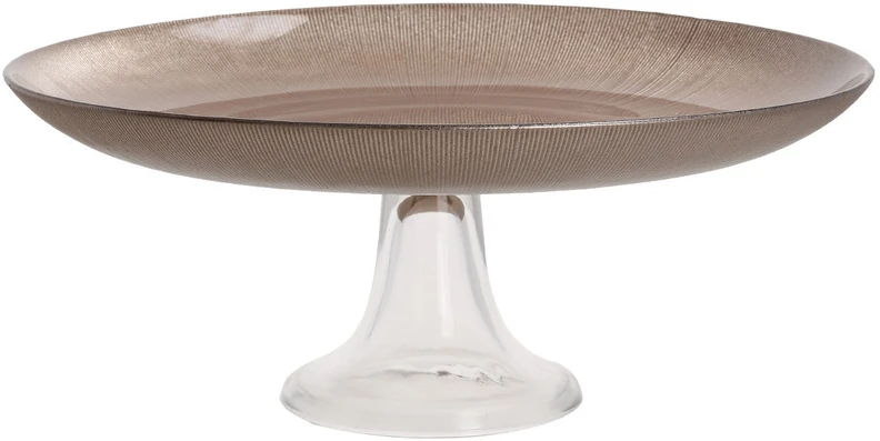 Home4You Stiklinė lėkštė TORTO LĖKŠTĖ D28cm