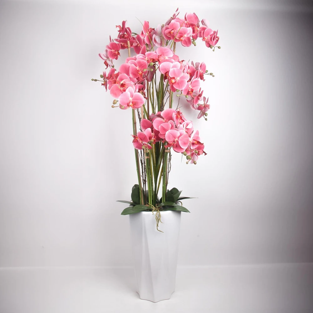 Home4You Dirbtinė orchidėja 132 cm rožinė