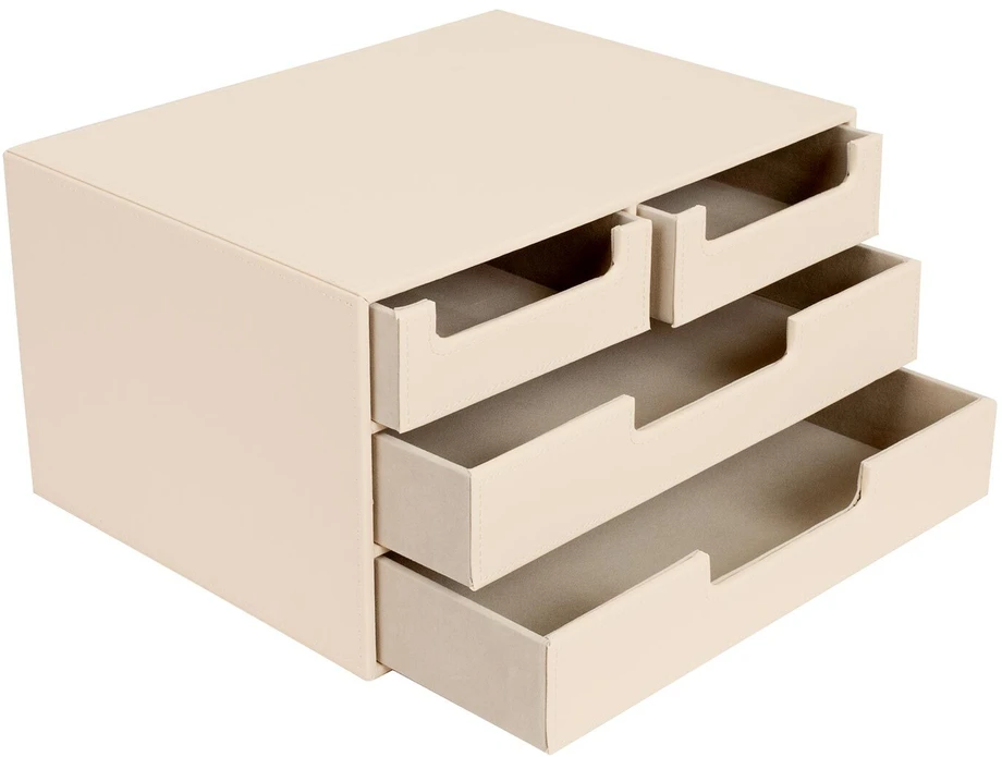 Home4You Dokumentų stalčius WILMA 34x26x18,5 cm, baltas