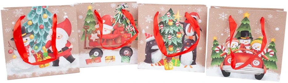Home4You Dovanų maišelis MERRY XS, 14,5x15x6cm, mišrus