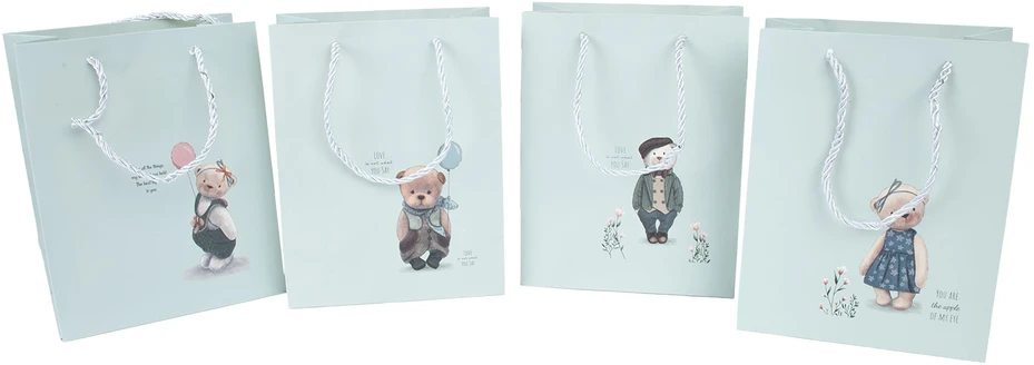 Home4You Dovanų maišelis NEWBIT S, 23x18x10cm, mišrus