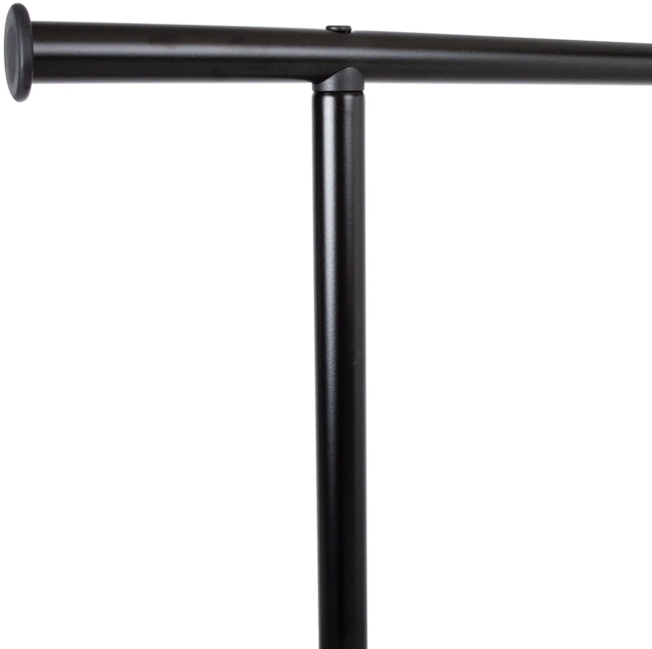 Home4You Clothes hanger FRANY 96x30xH162cm, juodas