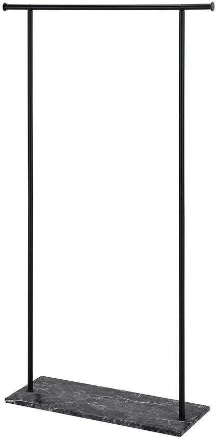 Home4You Clothes hanger FRANY 96x30xH162cm, juodas