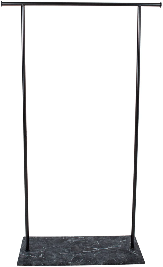 Home4You Clothes hanger FRANY 96x30xH162cm, juodas