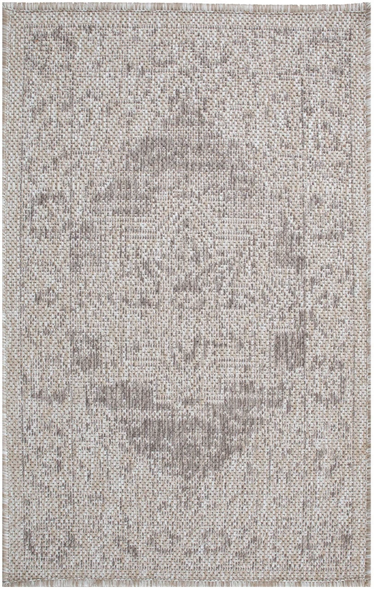 Home4You Durų kilimėlis DAWN FOAM DOOR-6 50x80cm, smėlio spalvos