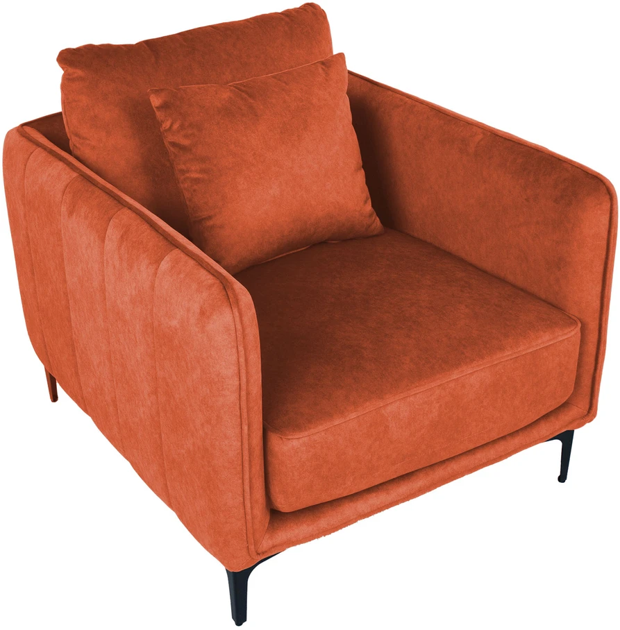 Fotelis Home4You Oranžinis Armchair BIANKA oranžinis