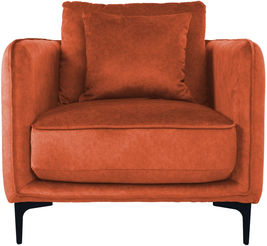 Fotelis Home4You Oranžinis Armchair BIANKA oranžinis