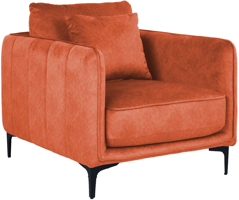 Fotelis Home4You Oranžinis Armchair BIANKA oranžinis
