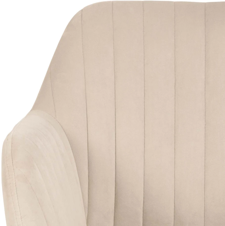 Actona Kėdė Emilia Velvet smėlio /juoda