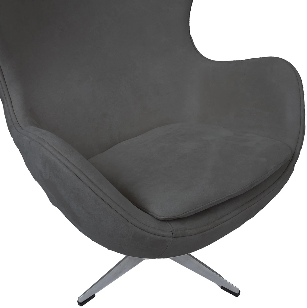 Fotelis Home4You Armchair GRAND STAR pilkas