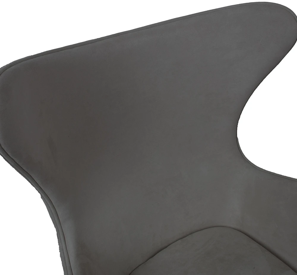Fotelis Home4You Armchair GRAND STAR pilkas