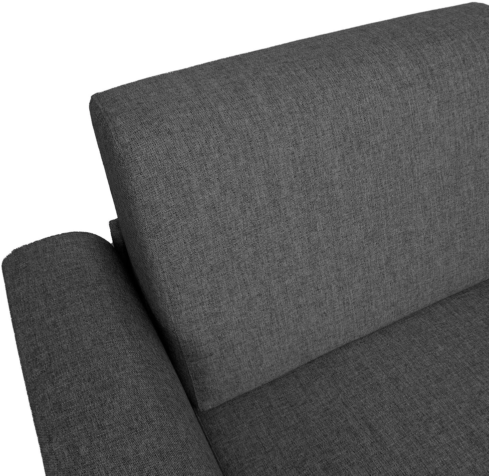 Home4You Dark Fotelis lova VESPER tamsiai pilka