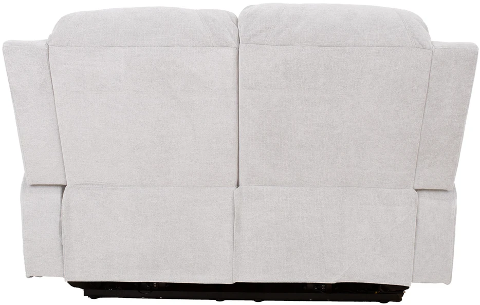 Home4You Dvivietė atlošiama sofa FELICIA su elektriniu mechanizmu, natūrali balta
