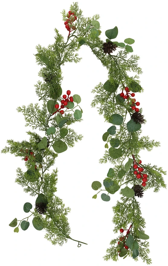 Home4You Garland GREENLAND 1,8m eukaliptas