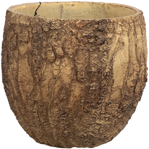 Home4You Gėlių vazonas „SUNNY OAK“, D29 x H26 cm, rudas